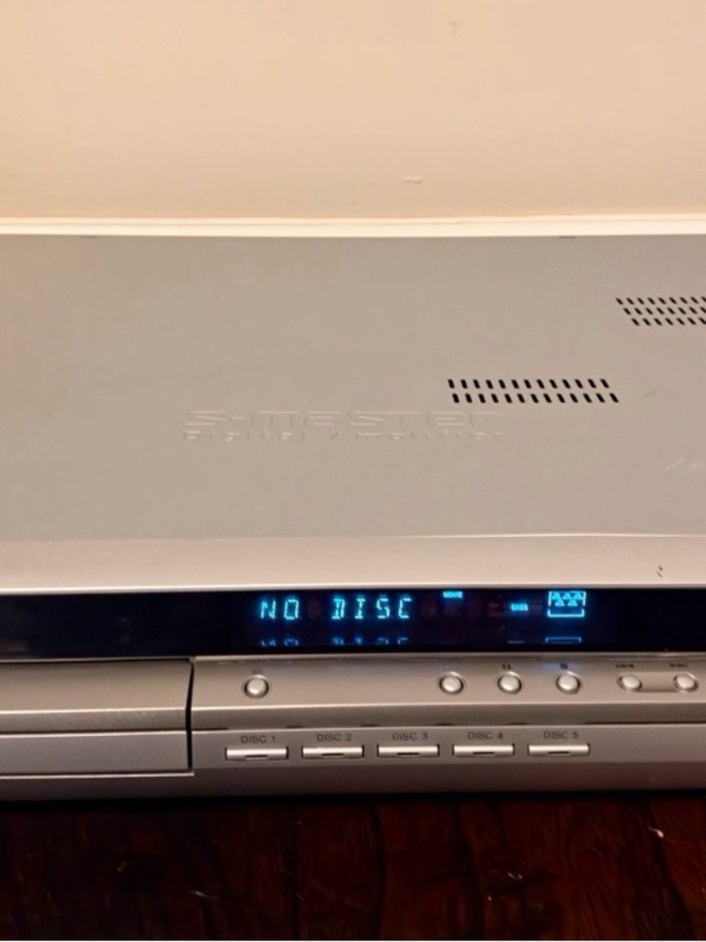 Sony HCD-DX255 DVD Home Theater Receiver 5-Disc Changer 5.1 Dolby DTS Silver